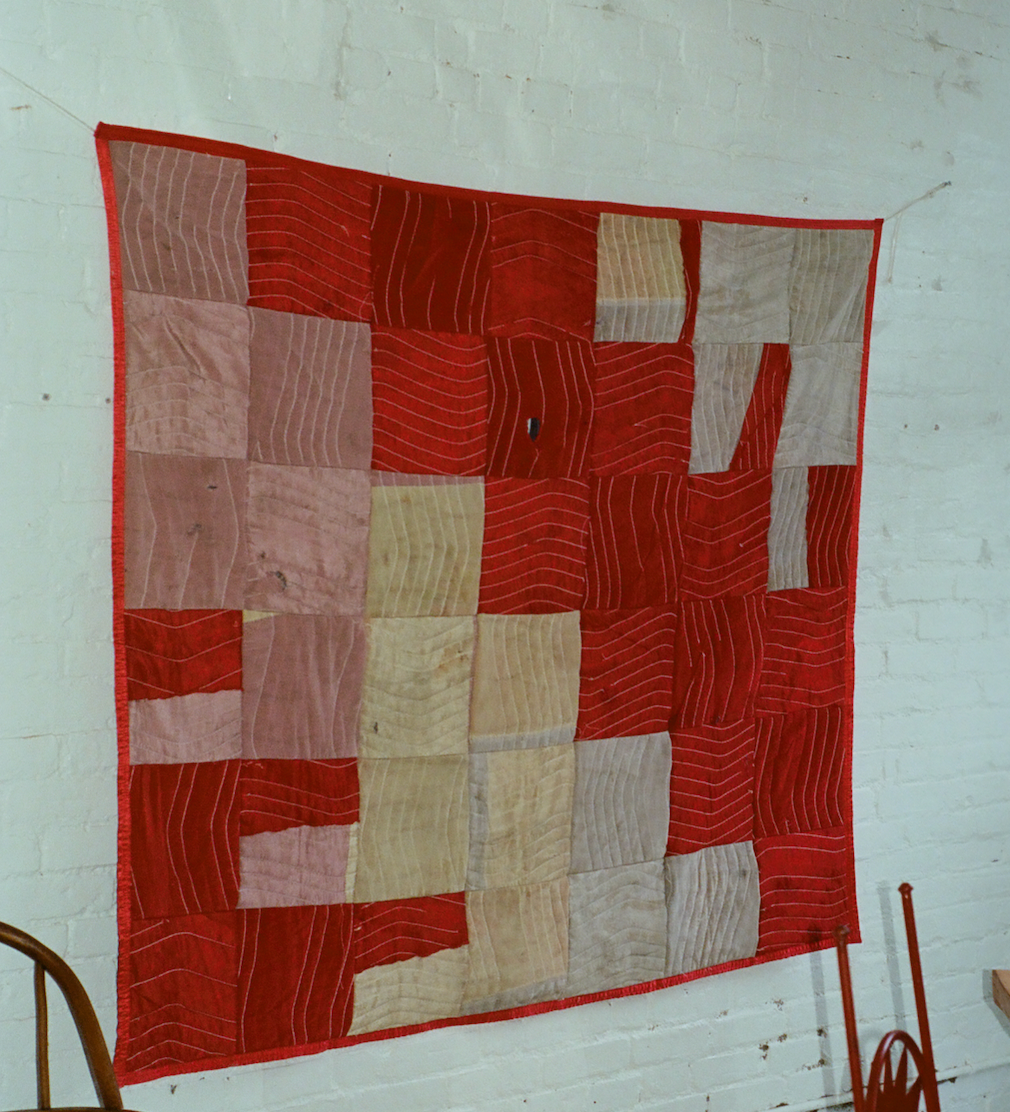 Rucker Corp “Patchwork Quilt (Red and White)”, 2023